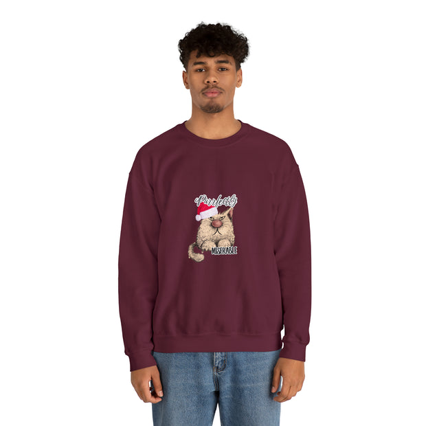 Christmas cat Unisex Heavy Blend™ Crewneck Sweatshirt