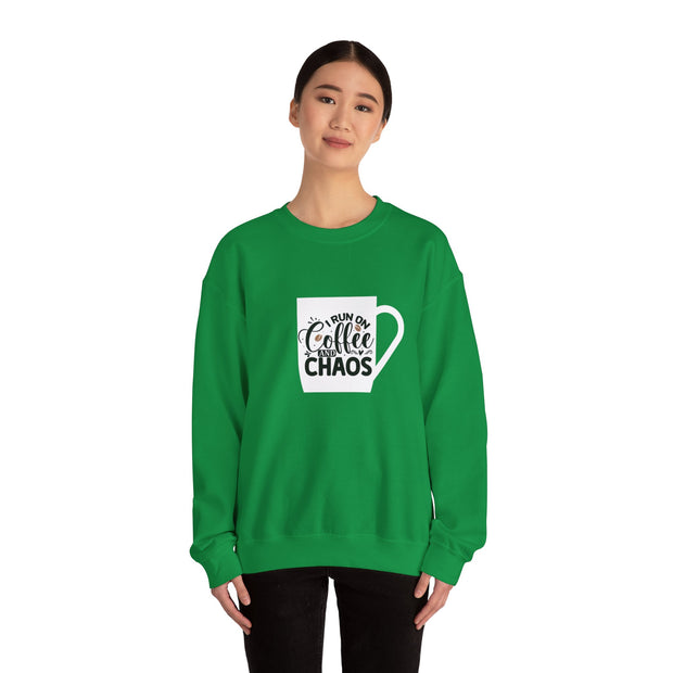 Coffee and Chaos Unisex Heavy Blend™ Crewneck Sweatshirt