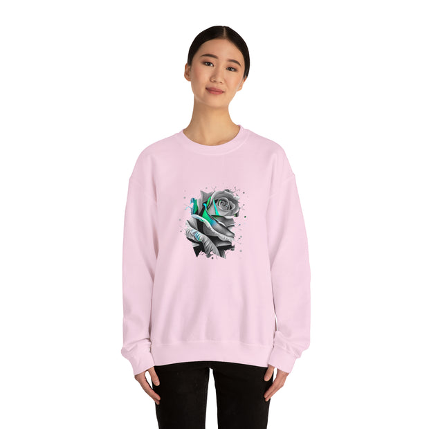 Rose Unisex Heavy Blend™ Crewneck Sweatshirt