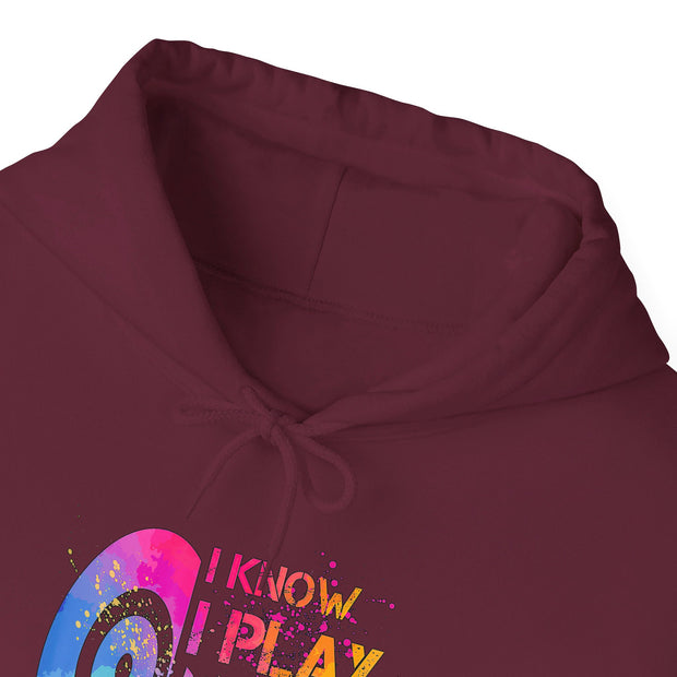 I Know I Play Like A Girl Unisex Heavy Blend™ Hooded Sweatshirt