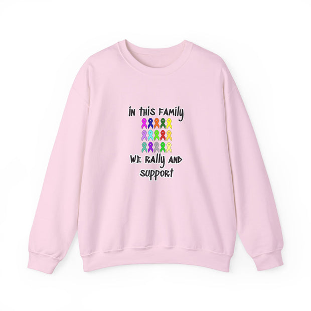 Cancer Family Support Unisex Heavy Blend™ Crewneck Sweatshirt