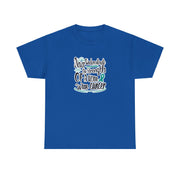 Ovarian Cancer Unisex Heavy Cotton Tee