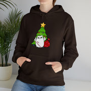 Christmas cat Unisex Heavy Blend™ Hooded Sweatshirt