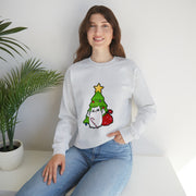 Christmas cat Unisex Heavy Blend™ Crewneck Sweatshirt