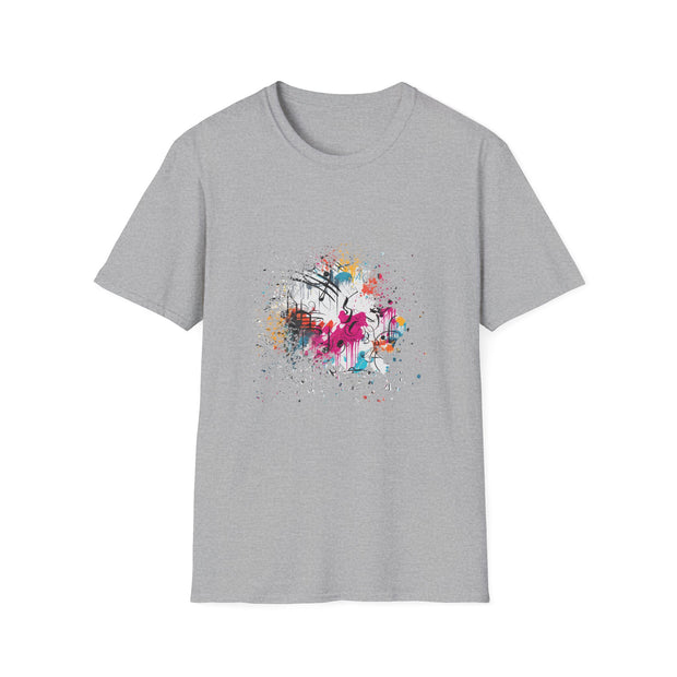 Musical Splash Unisex Softstyle T-Shirt