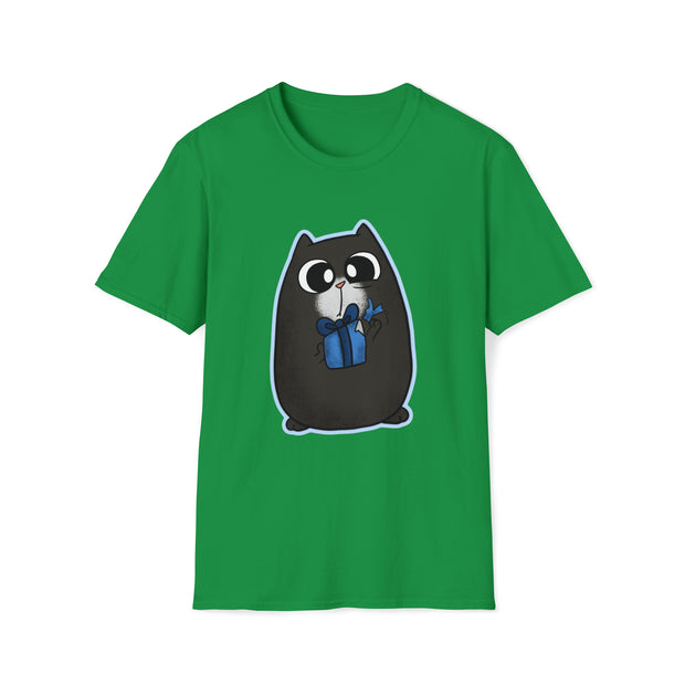 Christmas cat Unisex Softstyle T-Shirt