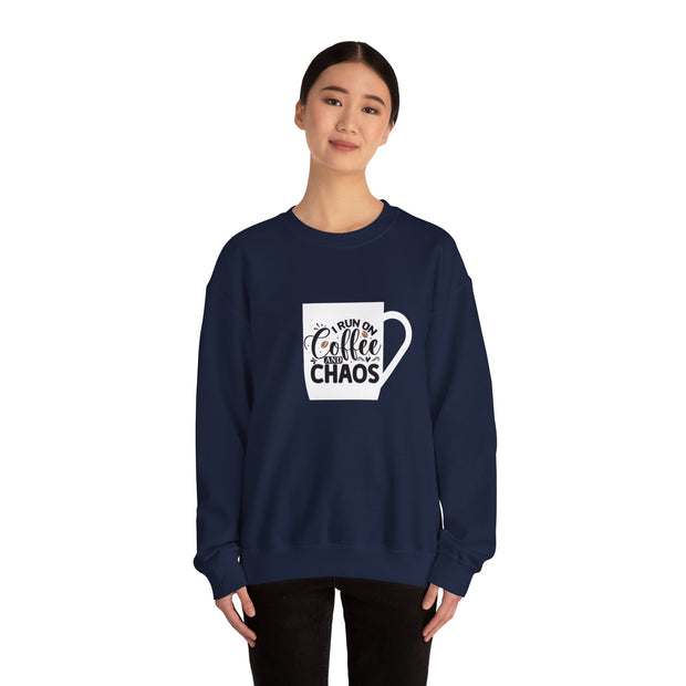 Coffee and Chaos Unisex Heavy Blend™ Crewneck Sweatshirt