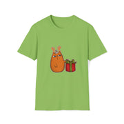 Christmas cat Unisex Softstyle T-Shirt