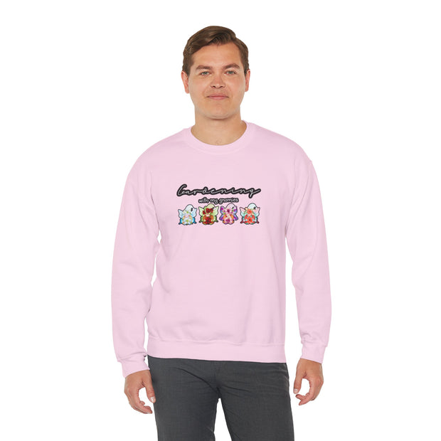 Gardening with my Gnomies Unisex Heavy Blend™ Crewneck Sweatshirt