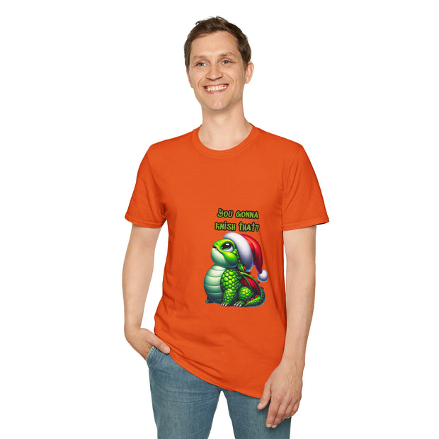 Christmas Dragon Unisex Softstyle T-Shirt