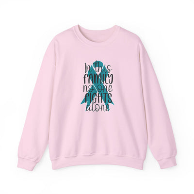 In this Family Support Unisex Heavy Blend™ Crewneck Sweatshirt