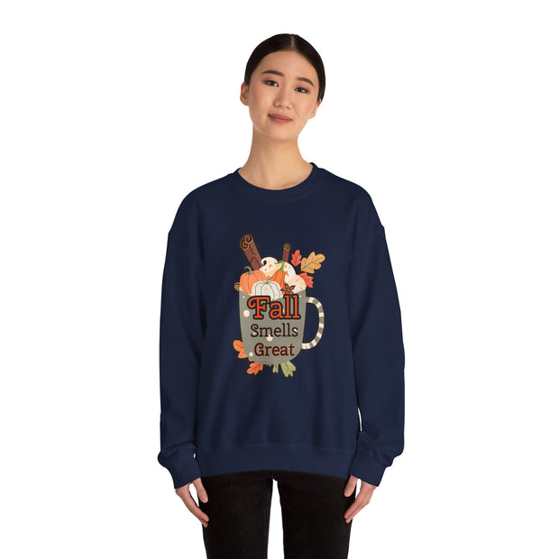 Fall Smells Great Unisex Heavy Blend™ Crewneck Sweatshirt