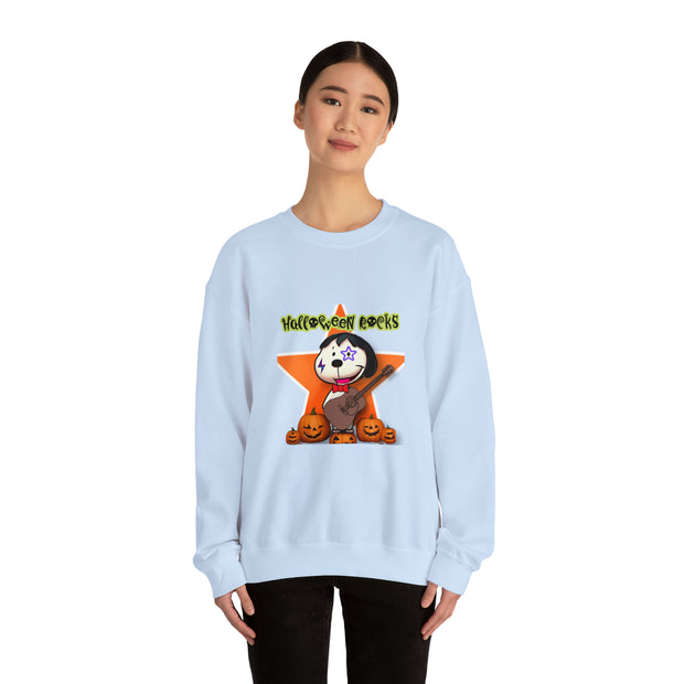 Halloween rocks Unisex Heavy Blend™ Crewneck Sweatshirt