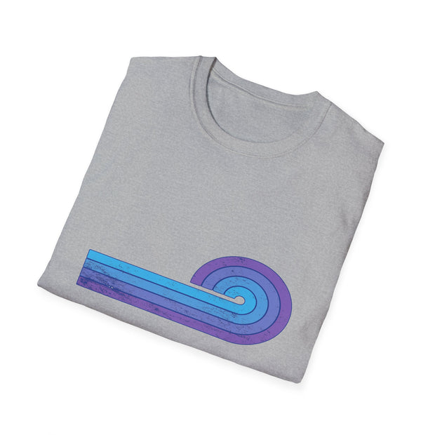 Semicircle Stripes Unisex Softstyle T-Shirt