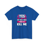 Breast Cancer Unisex Heavy Cotton Tee