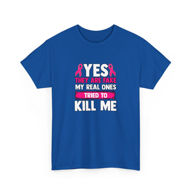Breast Cancer Unisex Heavy Cotton Tee