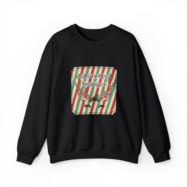 Reindeer Unisex Heavy Blend™ Crewneck Sweatshirt