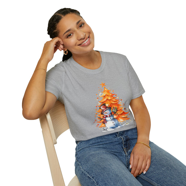 Snowman Unisex Softstyle T-Shirt