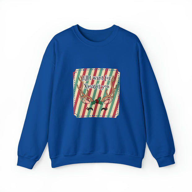 Reindeer Unisex Heavy Blend™ Crewneck Sweatshirt
