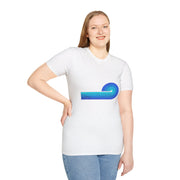 Semicircle Striped Unisex Softstyle T-Shirt