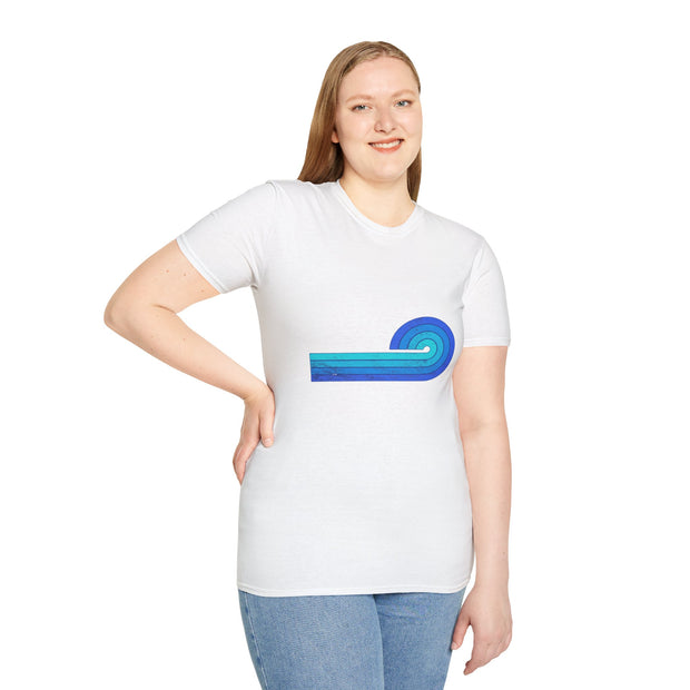 Semicircle Striped Unisex Softstyle T-Shirt