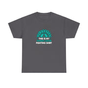 Ovarian cancer Unisex Heavy Cotton Tee