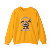 I Pretend that Coffee Helps Unisex Heavy Blend™ Crewneck Sweatshirt