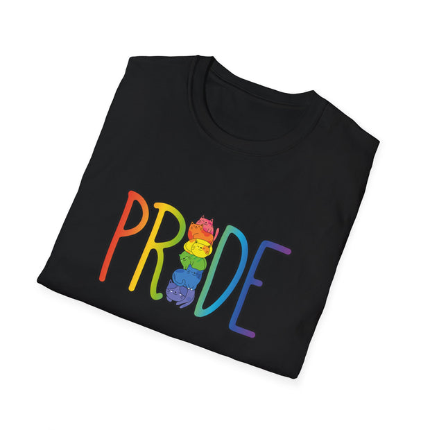 Cat Pride Tower Unisex Softstyle T-Shirt