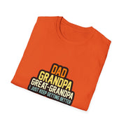 Dad Grandpa Great Grandpa Unisex Softstyle T-Shirt
