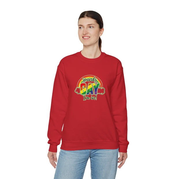 Sounds Gay Unisex Heavy Blend™ Crewneck Sweatshirt