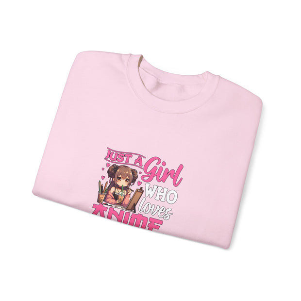 Just a Girl Unisex Heavy Blend™ Crewneck Sweatshirt