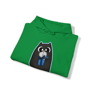 Christmas cat Unisex Heavy Blend™ Hooded Sweatshirt