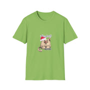 Christmas cat Unisex Softstyle T-Shirt