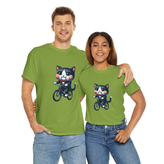 Horror Movie Cats Unisex Heavy Cotton Tee