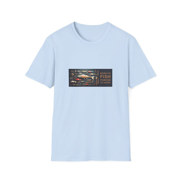Born to Fish Unisex Softstyle T-Shirt