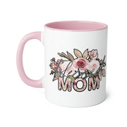 Mom Flowers Accent Mugs, 11oz