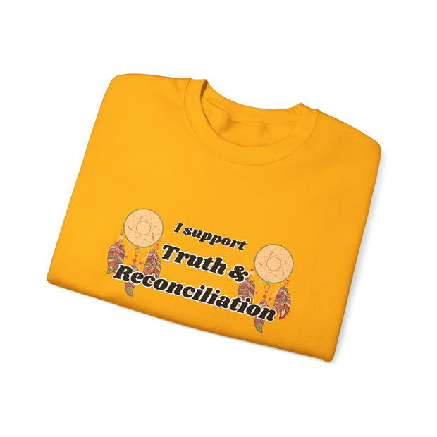 I Support Truth & Reconciliation Unisex Heavy Blend™ Crewneck Sweatshirt
