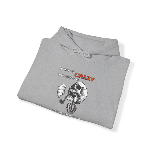 Crazy Skull Unisex Heavy Blend™ Hooded Sweatshirt