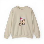 Christmas cat Unisex Heavy Blend™ Crewneck Sweatshirt