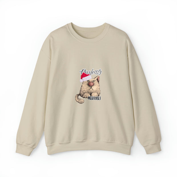 Christmas cat Unisex Heavy Blend™ Crewneck Sweatshirt