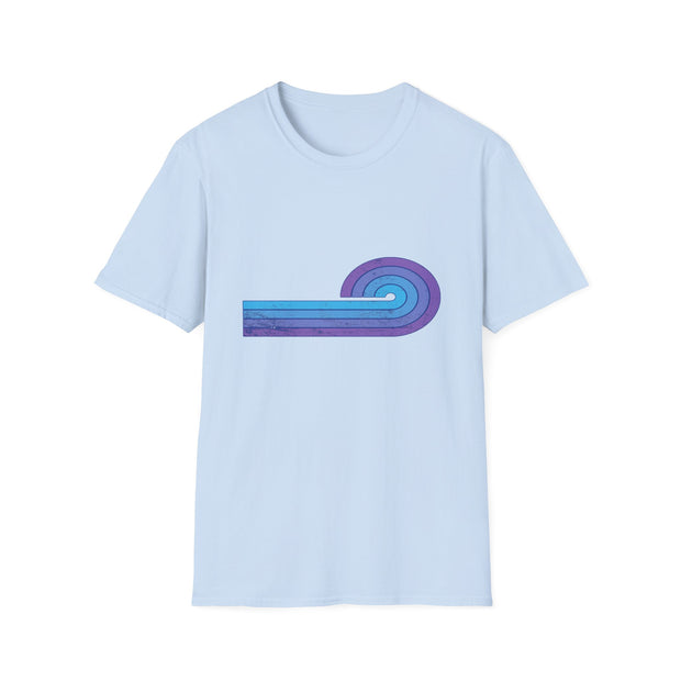 Semicircle Stripes Unisex Softstyle T-Shirt