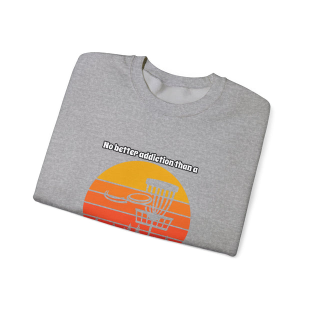 Disc Golf Addiction Unisex Heavy Blend™ Crewneck Sweatshirt