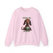 Funny Coffee Dog Unisex Heavy Blend™ Crewneck Sweatshirt