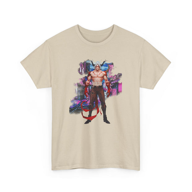 Anime Male Demon Unisex Heavy Cotton Tee