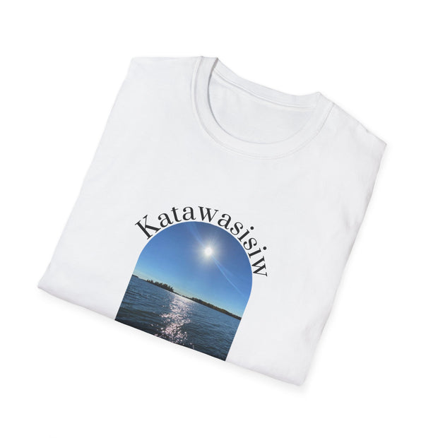 Cree Saskatchewan Skies Unisex Softstyle T-Shirt