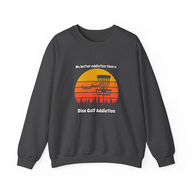 Disc Golf Addiction Unisex Heavy Blend™ Crewneck Sweatshirt