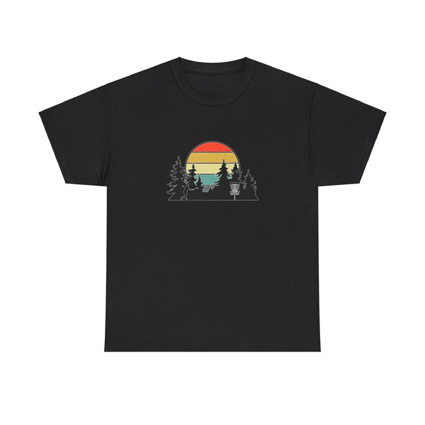 Retro Disc Golf Unisex Heavy Cotton Tee