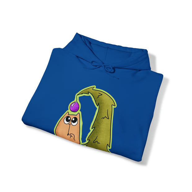 Christmas Cat Unisex Heavy Blend™ Hooded Sweatshirt