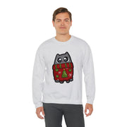 Christmas cat Unisex Heavy Blend™ Crewneck Sweatshirt