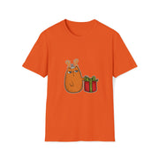 Christmas cat Unisex Softstyle T-Shirt